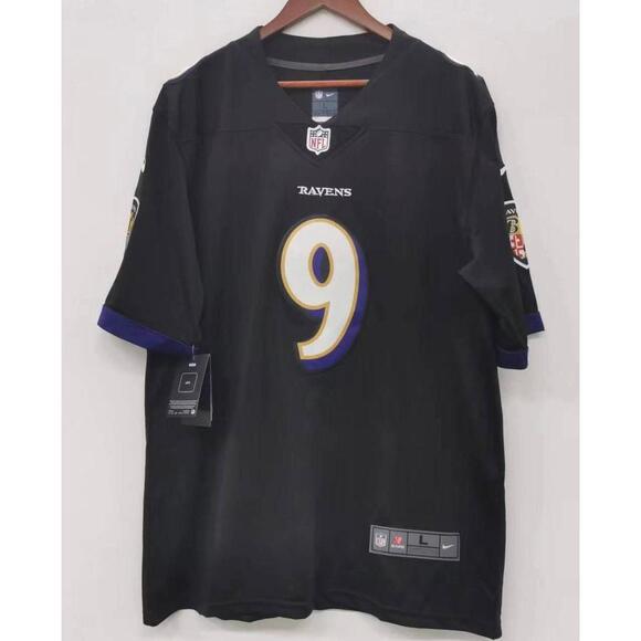 Justin Tucker Baltimore Ravens NFL Jersey Nike Black - Picture 1 of 2